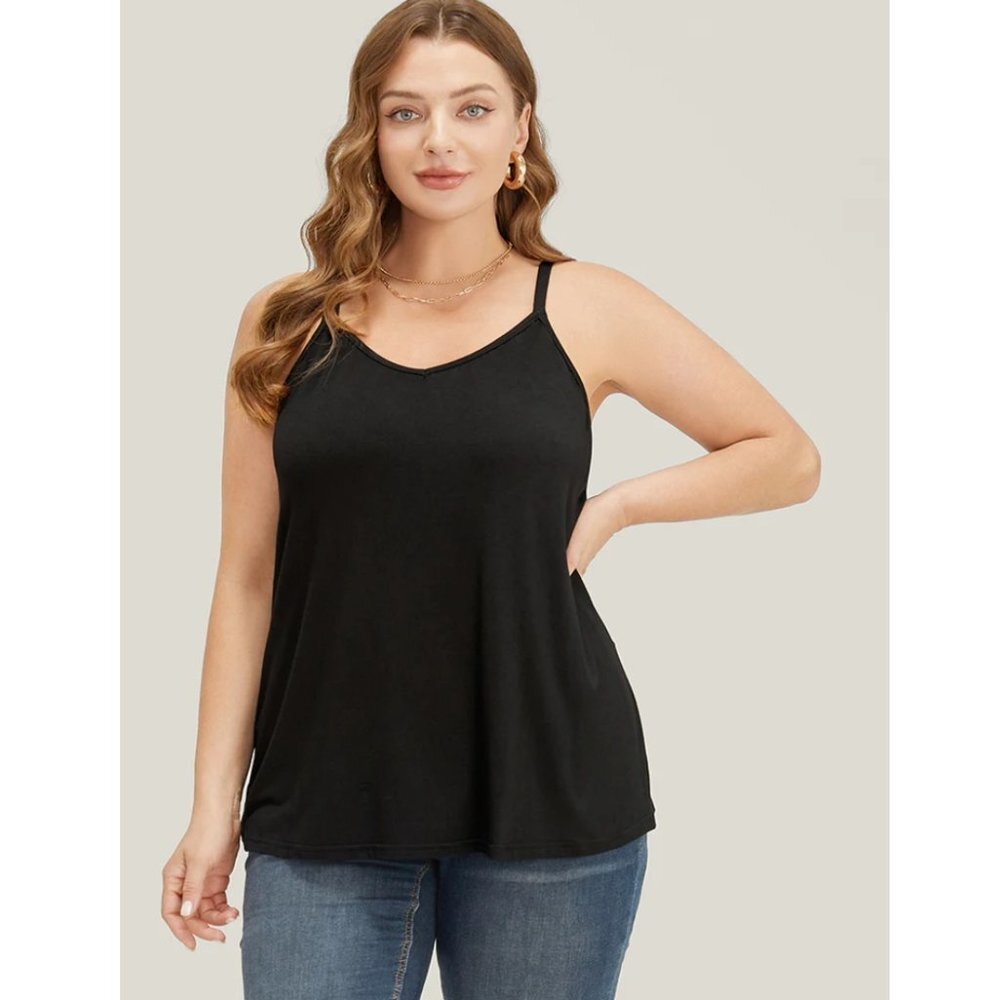 NWT BloomChic Supersoft Essentials Stretchy Adjustable Spaghetti Strap Top 26/4X